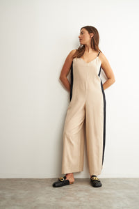 Beige Jumpsuit